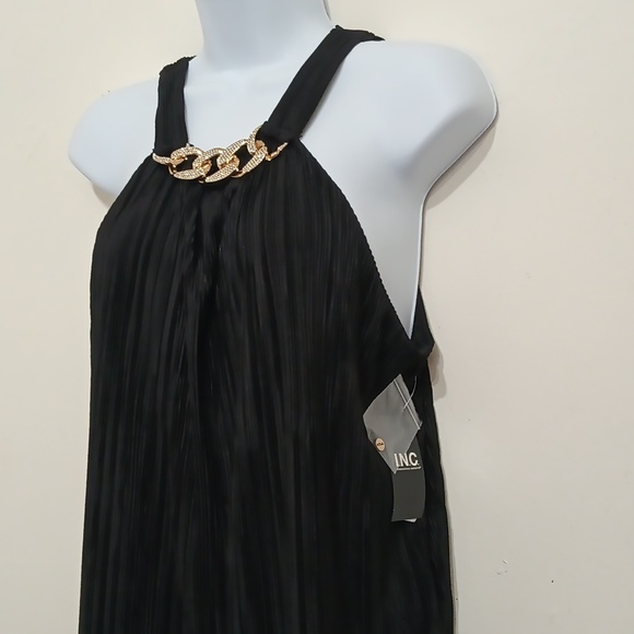 NWT🎁FREE GIFT INCLUDED Raffle Double-Layer Gold Crystal Chain Necklace Blouse - Picture 12 of 17